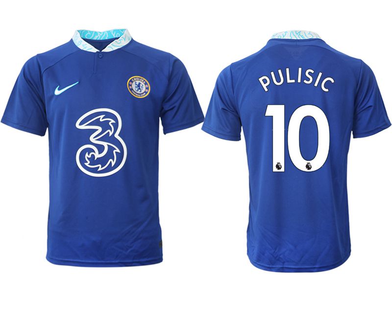Men 2022-2023 Club Chelsea FC home aaa version blue #10 Soccer Jersey